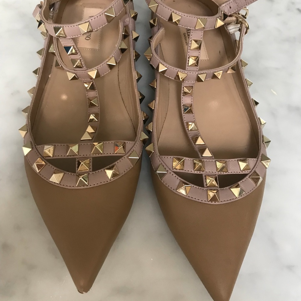Valentino caged flats